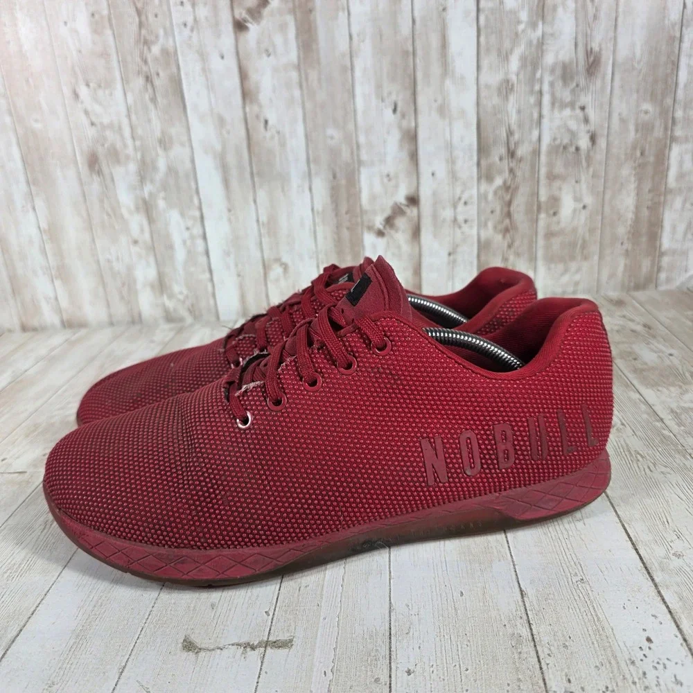 NOBULL Red Mesh CrossFit Training Gym Shoes Men's‎ US 13 EU 47.5